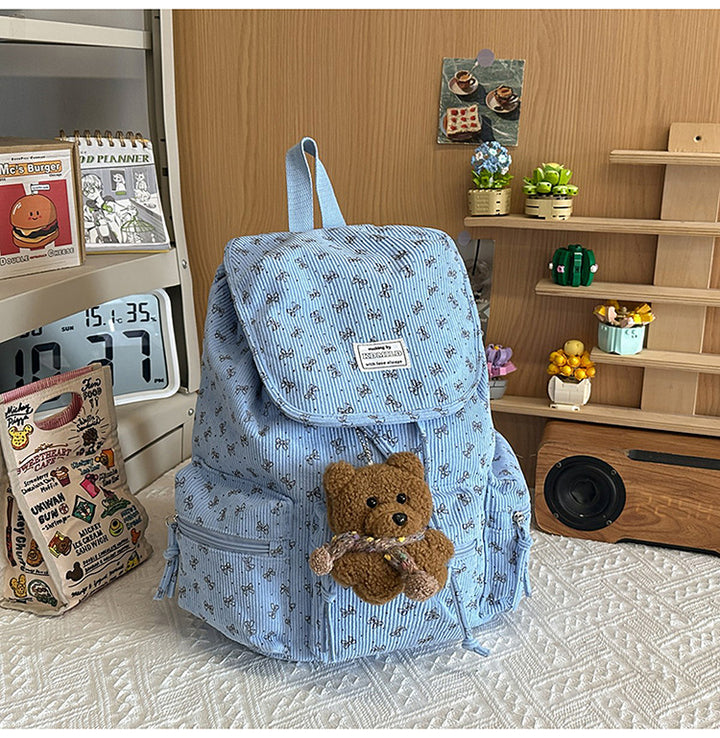 Casual Drawstring School Backpack