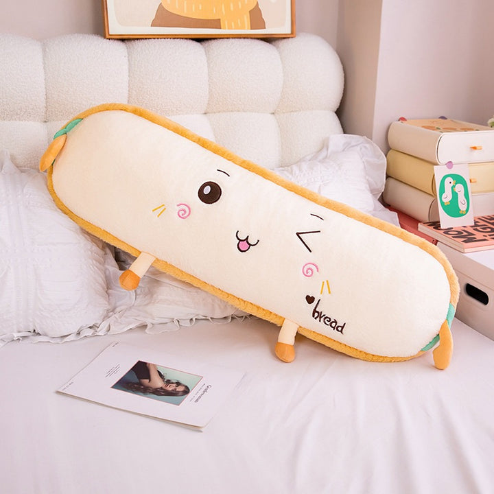 Plush Sandwich Cushion with Sweet Design Bowlift