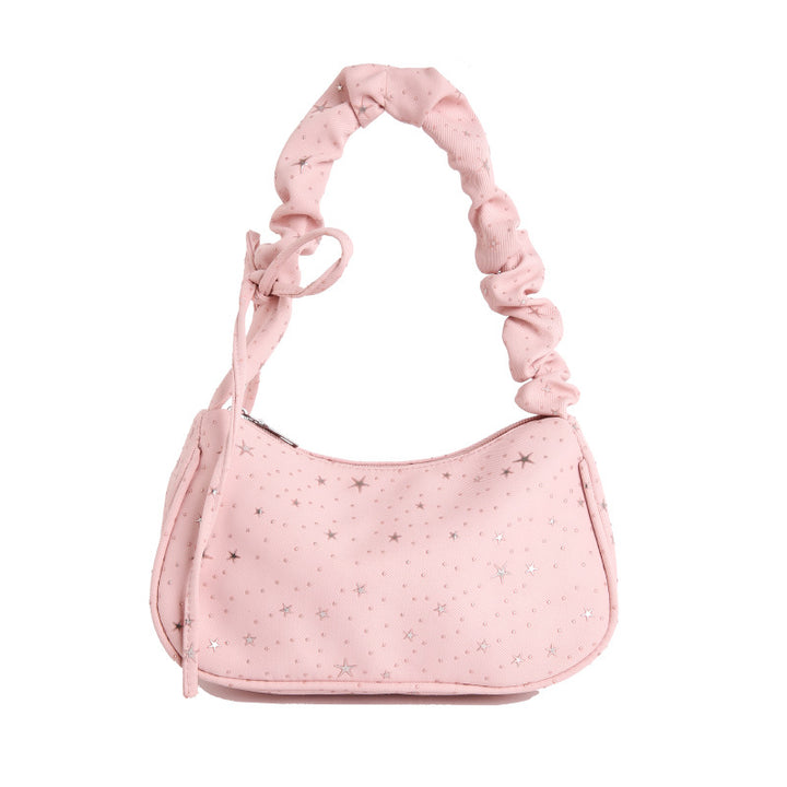 WoChic Slouchy Star-Patterned Handbag Bowlift
