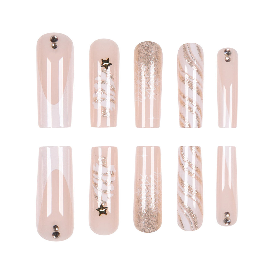 Holiday-Themed Nail Art Extensions Bowlift