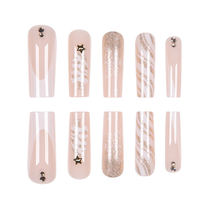 Holiday-Themed Nail Art Extensions Bowlift
