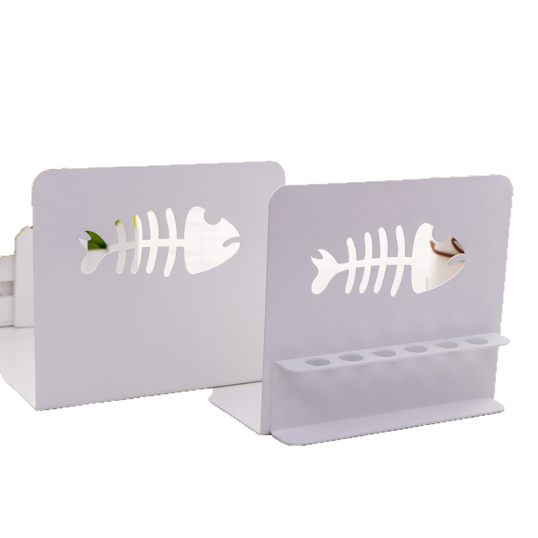 Artistic Fish-Themed Bookends