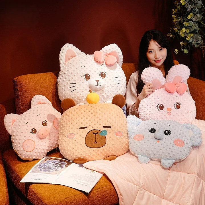 BowLift | Cuddle Ready Cute Cartoon Pillow Blanket