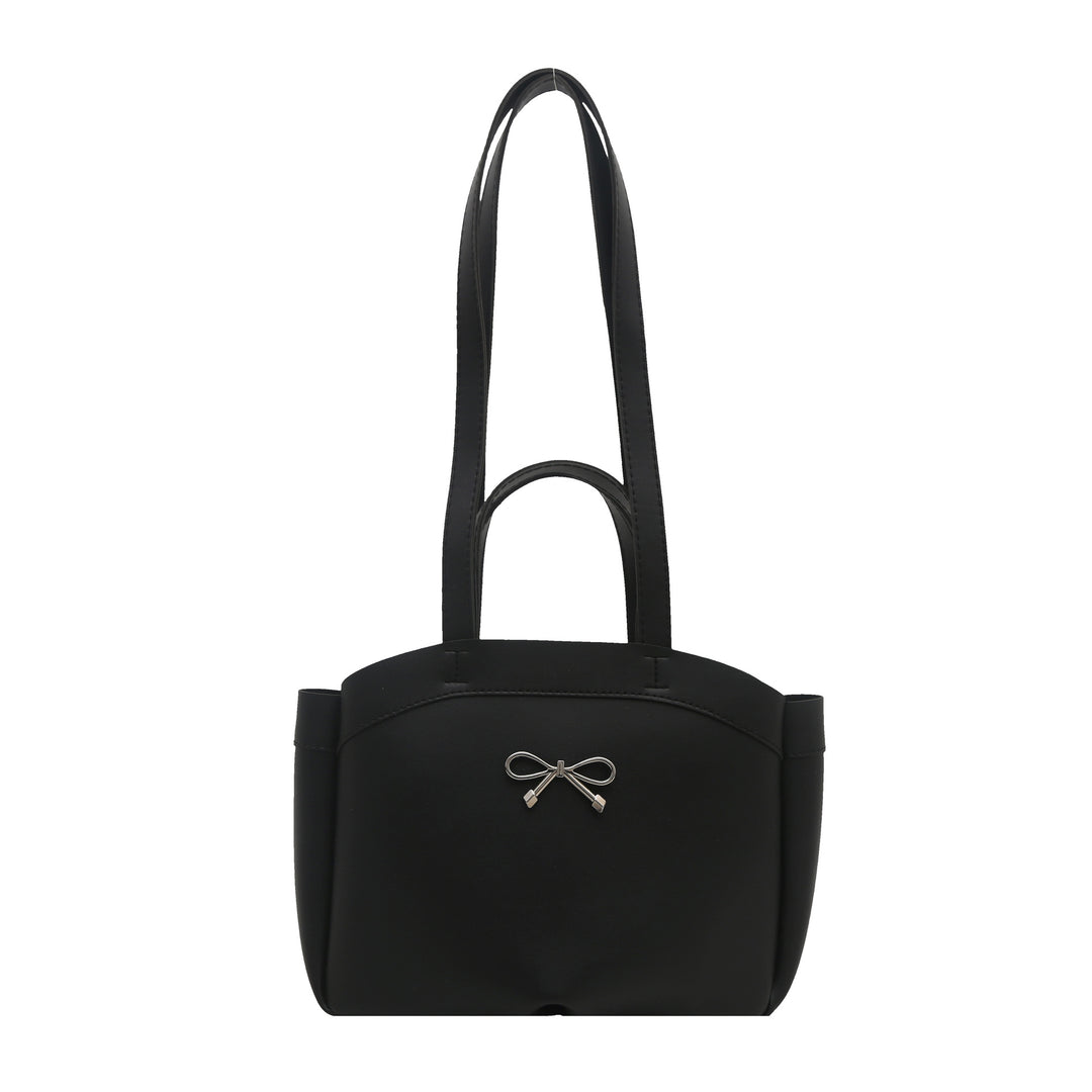 Elegant Bow Accent Handheld Tote Bag Bowlift