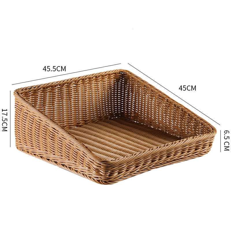 Unisex Portable Storage Box made of Woven Rattan Bowlift