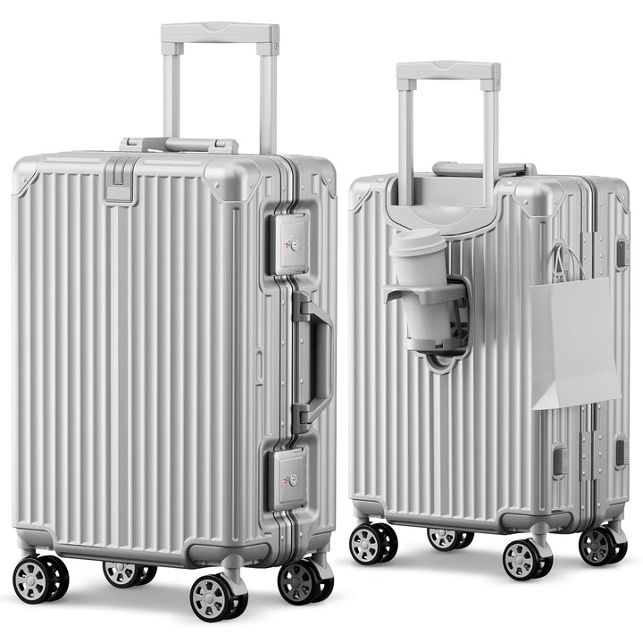 Unisex Premium Hard Shell Travel Spinner Suitcase Bowlift