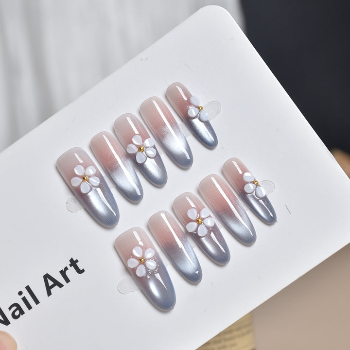 Decorative Animal Print Press-On Nail Set Bowlift