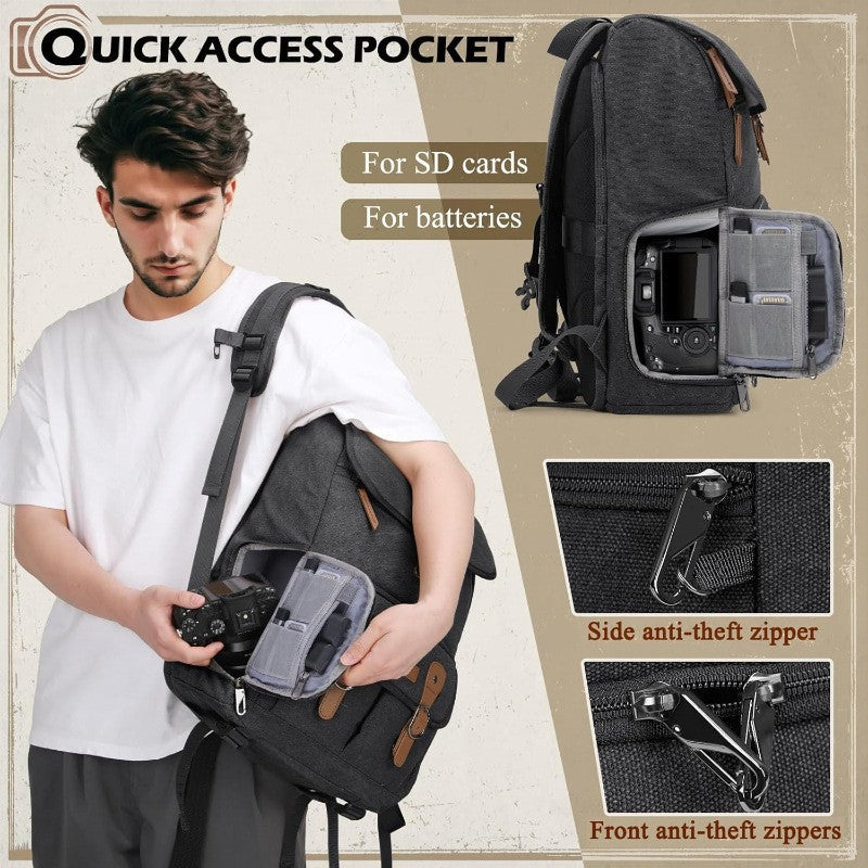Multifunctional Photography Backpack Bowlift