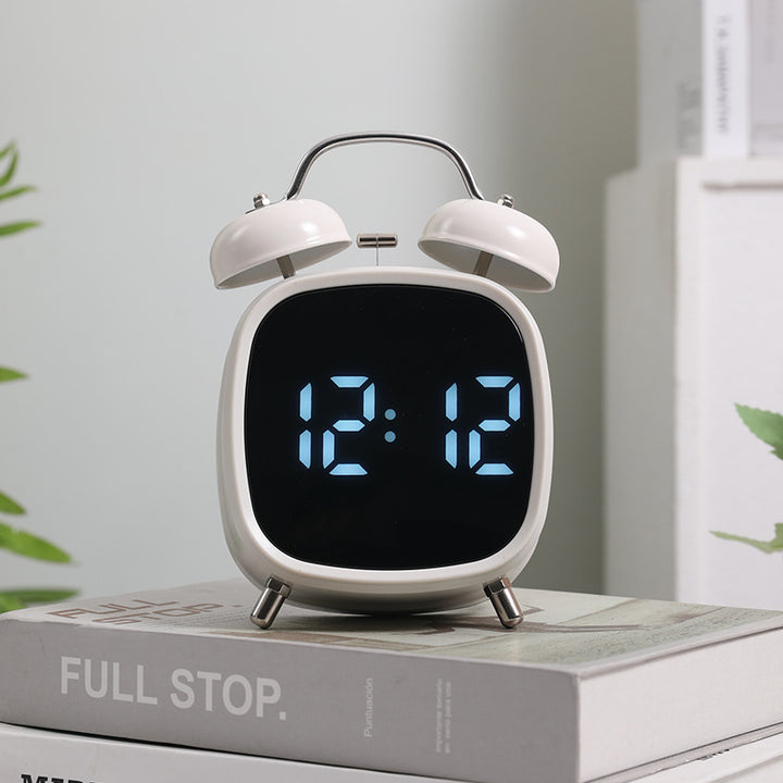 Digital Alarm Clock with Dual Alarm Function Bowlift