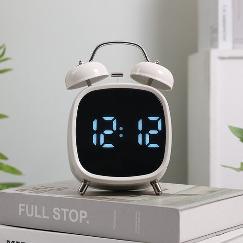 Digital Alarm Clock with Dual Alarm Function Bowlift