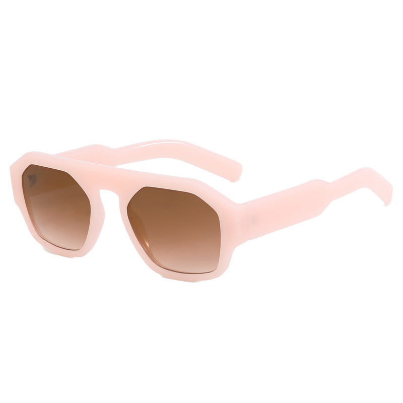 Ladies fashionable geometric sunglasses Bowlift