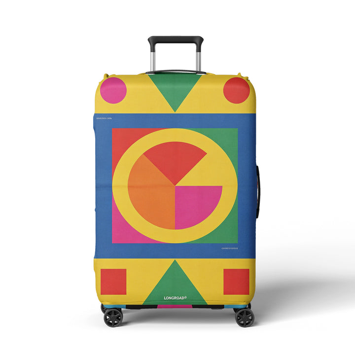 Ladies Luggage Protection with Modern Geometric Design Bowlift