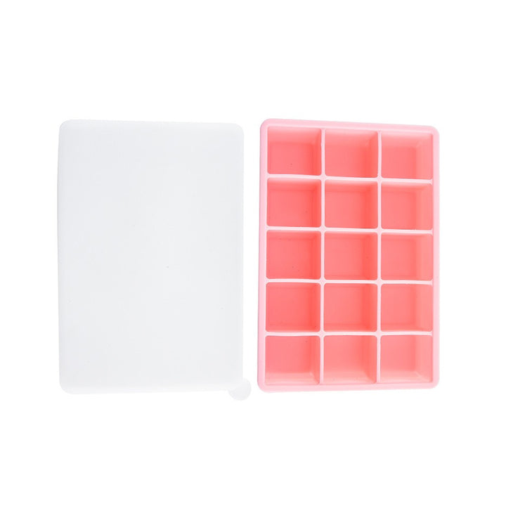 Silicone ice cube tray with practical storage box Bowlift