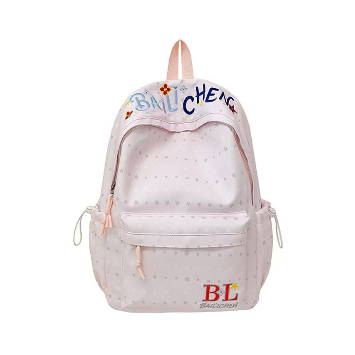Creative Character Embroidered Backpack Bowlift