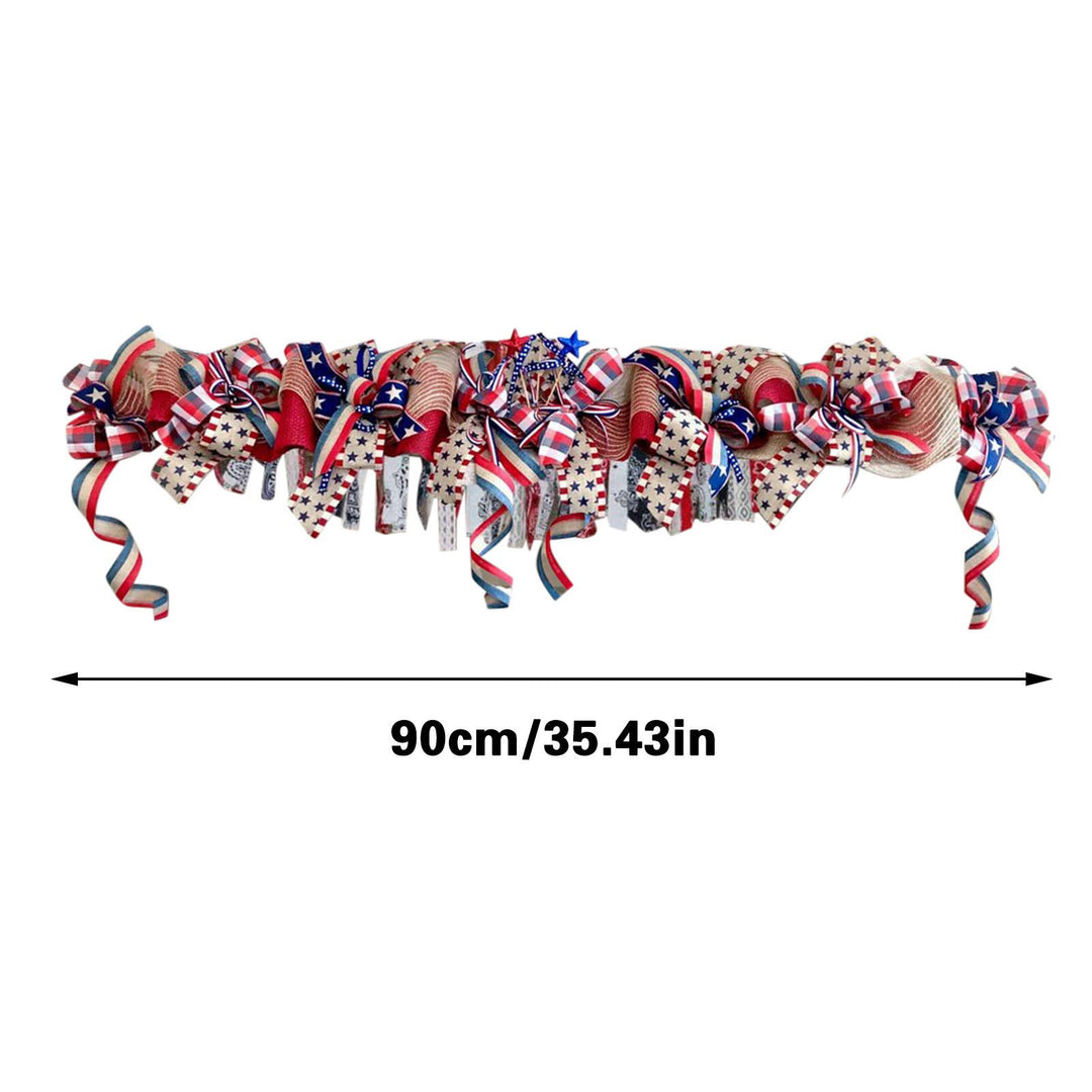 Unisex nan fabric tassel garland banner with mixed-length chiffon strips and durable hanging cord Bowlift