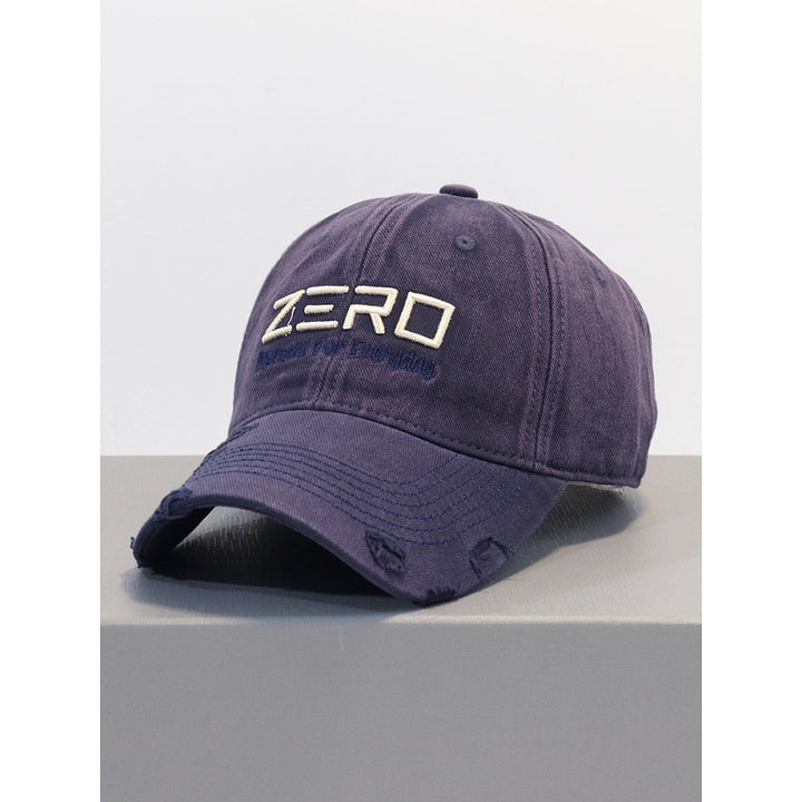 Men's Distressed Cotton Baseball Cap Bowlift 1784270076