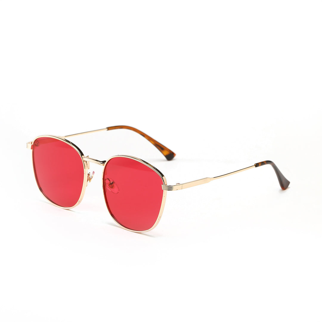 Women's fashionable hexagon sunglasses with luxurious metal frame Bowlift