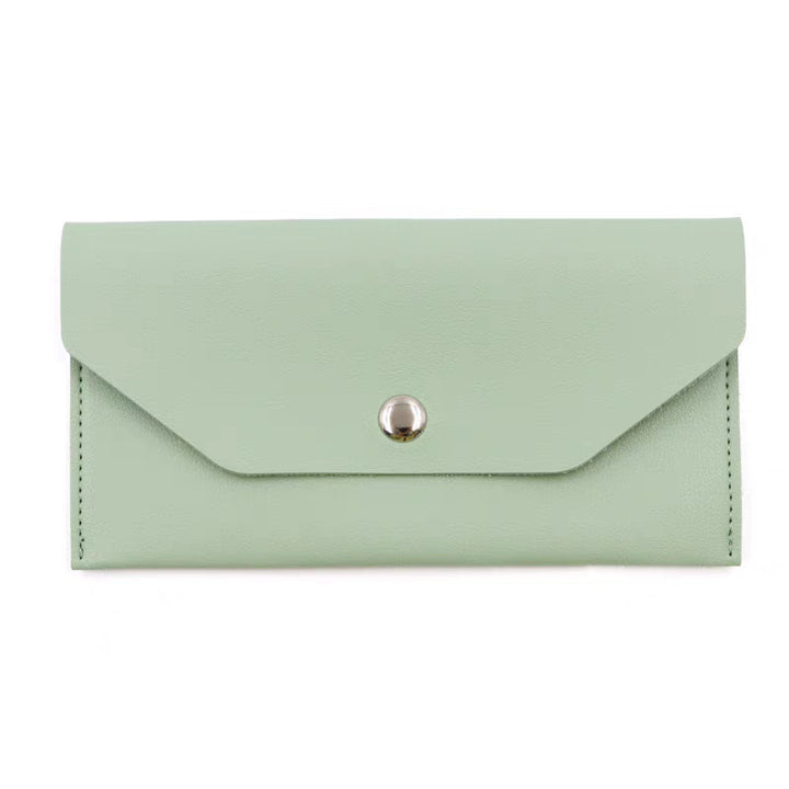 Leather Envelope Sunglasses Case with Snap Closure Bowlift