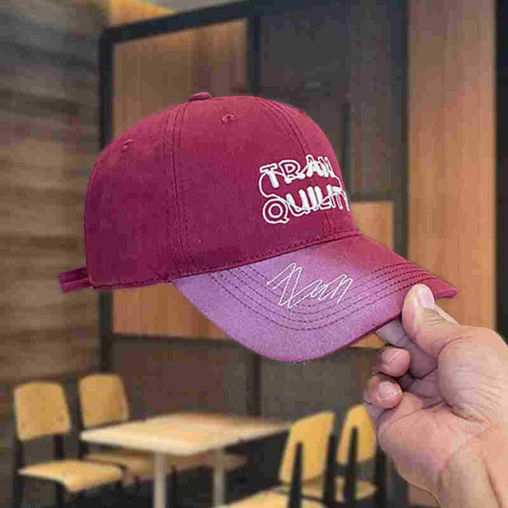 Women's Casual Embroidered Baseball Cap Bowlift