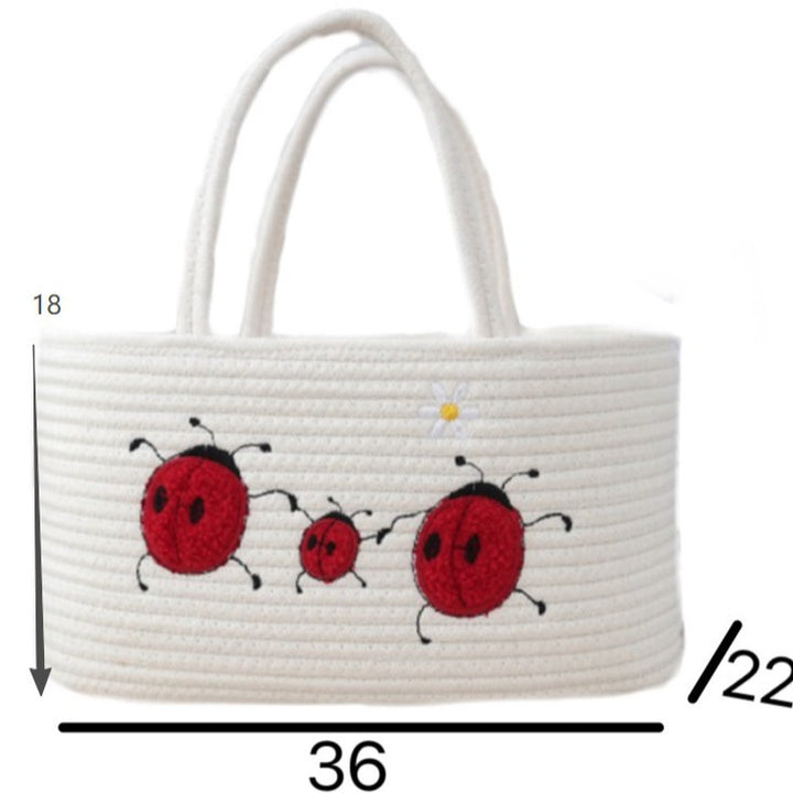 Handcrafted cotton basket Bowlift