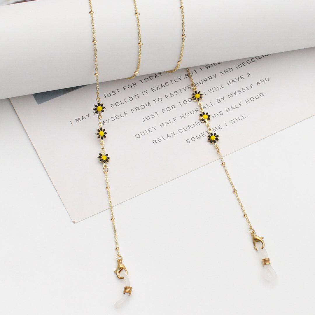 Floral Themed Eyewear Chain Bowlift