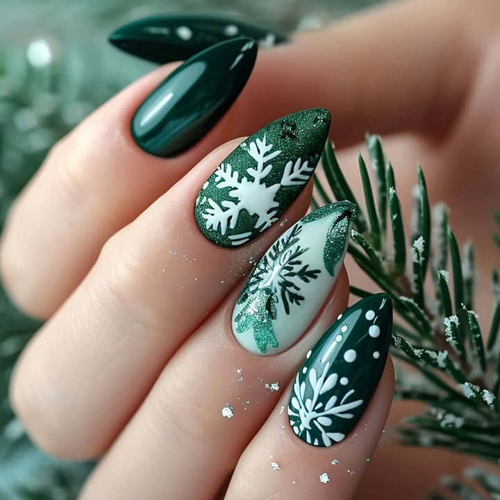 Festive Winter-Themed Nail Art Bowlift 1788155575