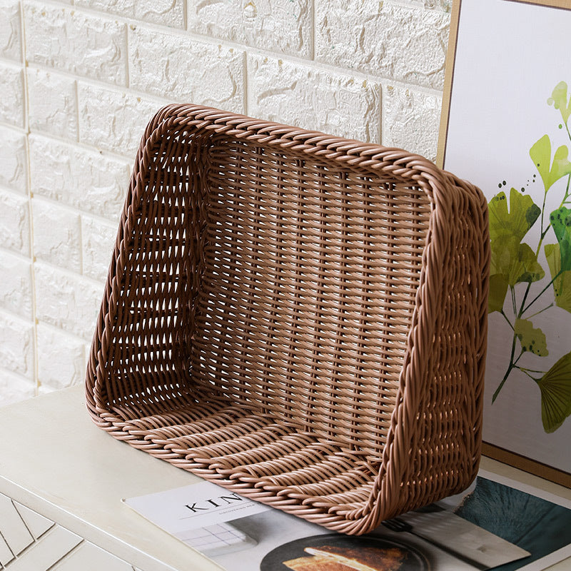 Unisex Portable Storage Box made of Woven Rattan Bowlift