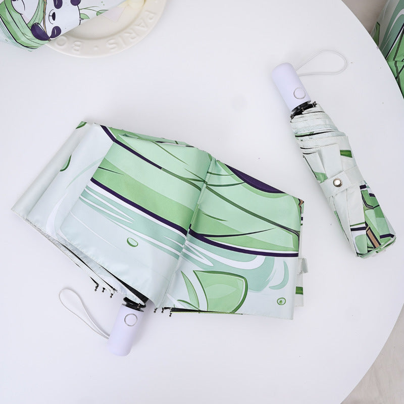 Women's creative folding umbrella with playful design Bowlift