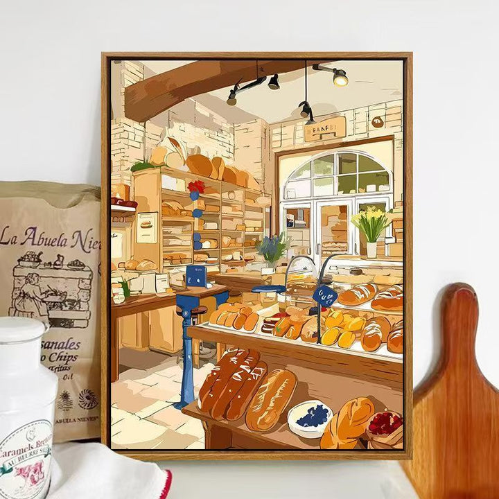 Bakery-Themed Illustrated Wall Art Bowlift