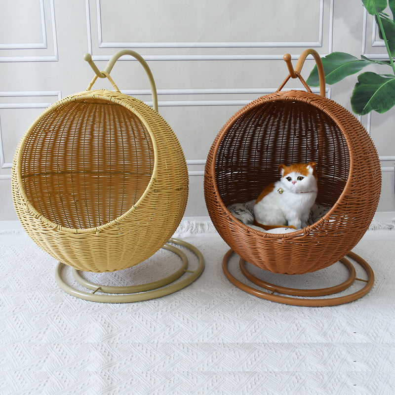 Hanging Wicker Swing Chair Bowlift