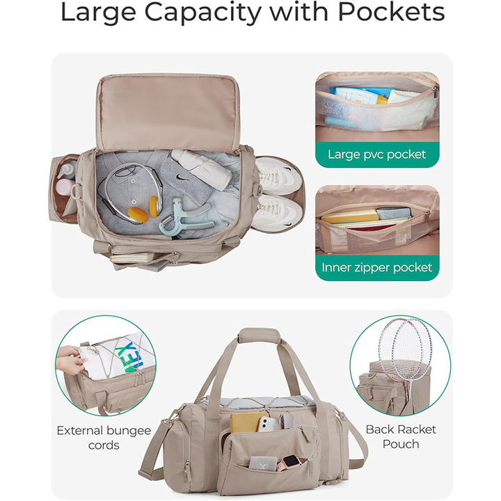 Sporty Multifunctional Sports Bag Bowlift