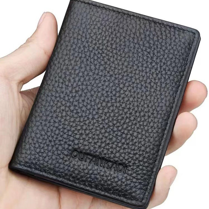 RFID-Blocking Leather Card Holder Bowlift