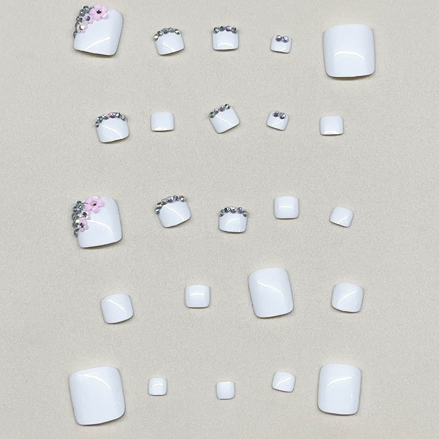 Deluxe Decorative Gel Toe Nail Art Enhancements Bowlift