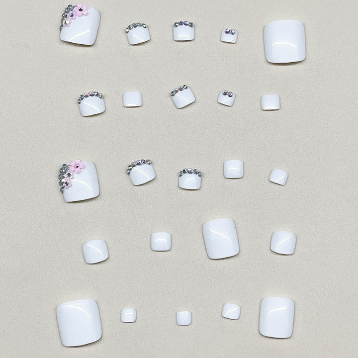 Deluxe Decorative Gel Toe Nail Art Enhancements Bowlift