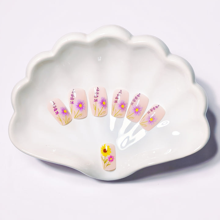 Floral 3D Nail Art Bowlift
