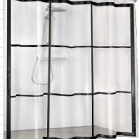 Modern Chevron Pattern Shower Curtain Bowlift