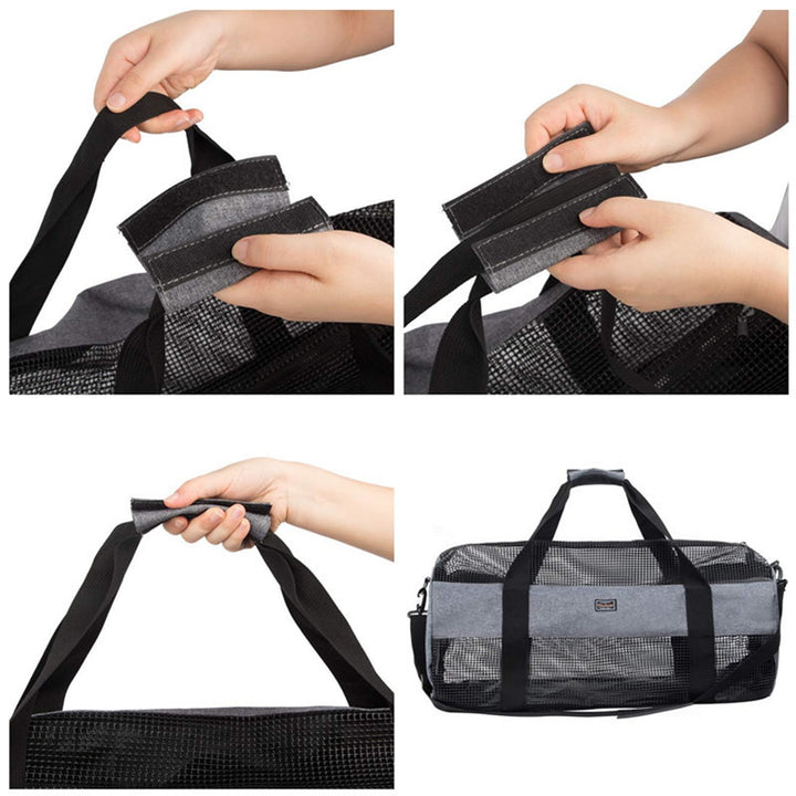 Mesh Sports Equipment Duffle Bag Bowlift