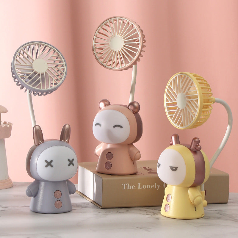 Unisex Portable Hand Fan with Flexible Design and Integrated Spray Function Bowlift