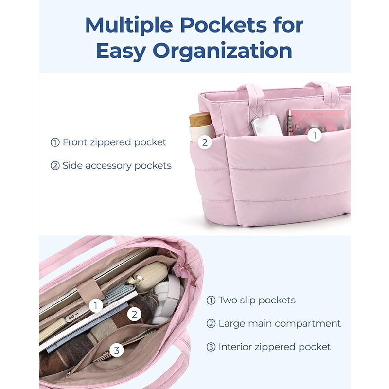 Padded tote bag with large compartments Bowlift