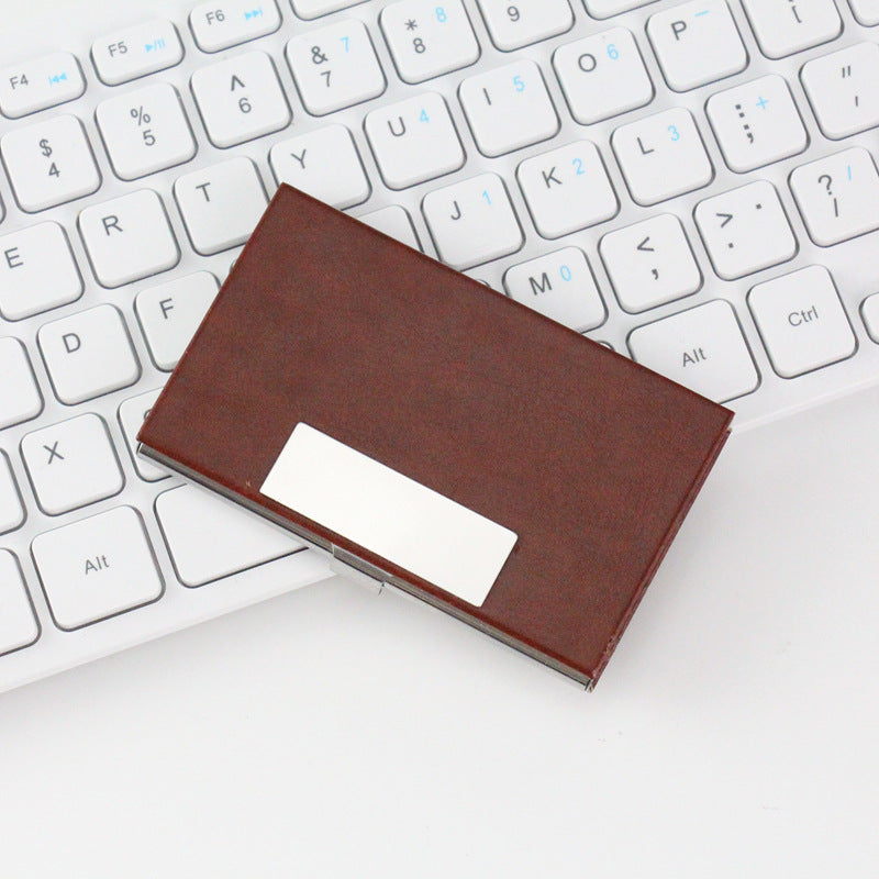 Stylish Leather Business Card Holder