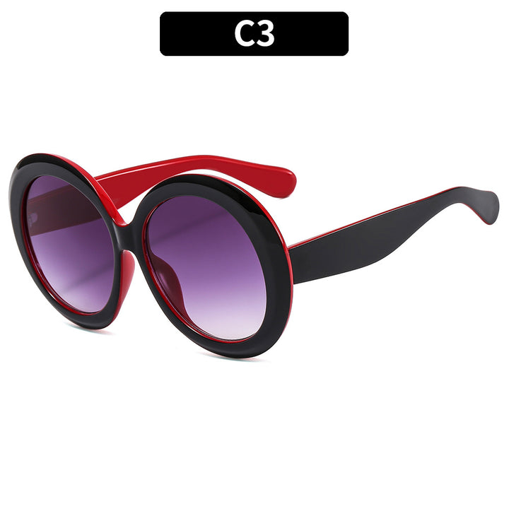 Oversized Round Frame Eyewear