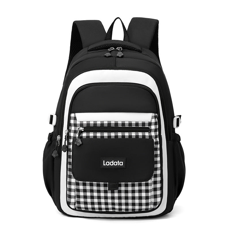 Stylish Geometric Patterned Backpack