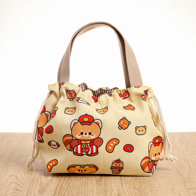 Drawstring Cat-Themed Storage Bag Bowlift