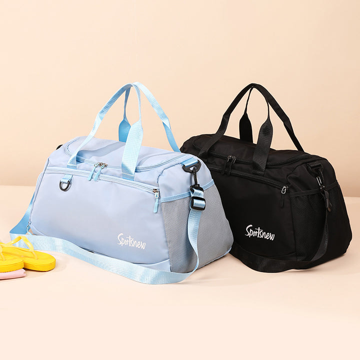 Sporty travel bag with multifunctional inner compartment Bowlift