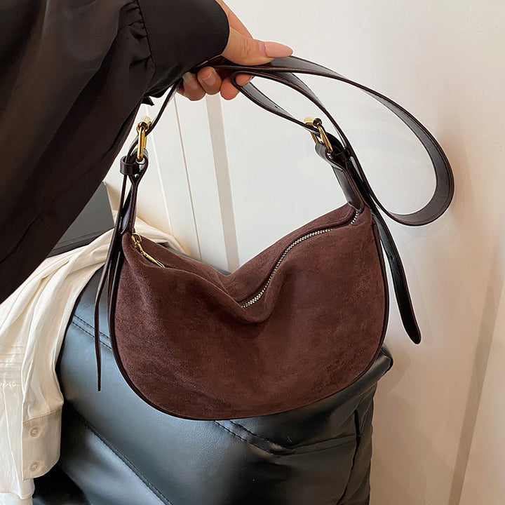 Suede Hobo Bag Bowlift