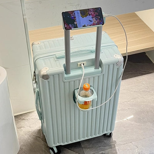 Unisex Stylish Compact Rolling Suitcase Bowlift
