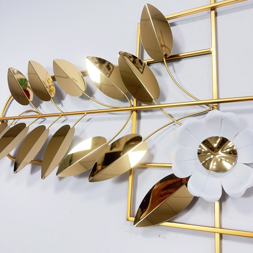 Elegant Botanical Wall Art Sculpture Bowlift