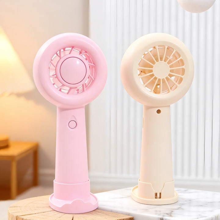 Women's Portable Hand Fan with Stepless Speed Control Bowlift