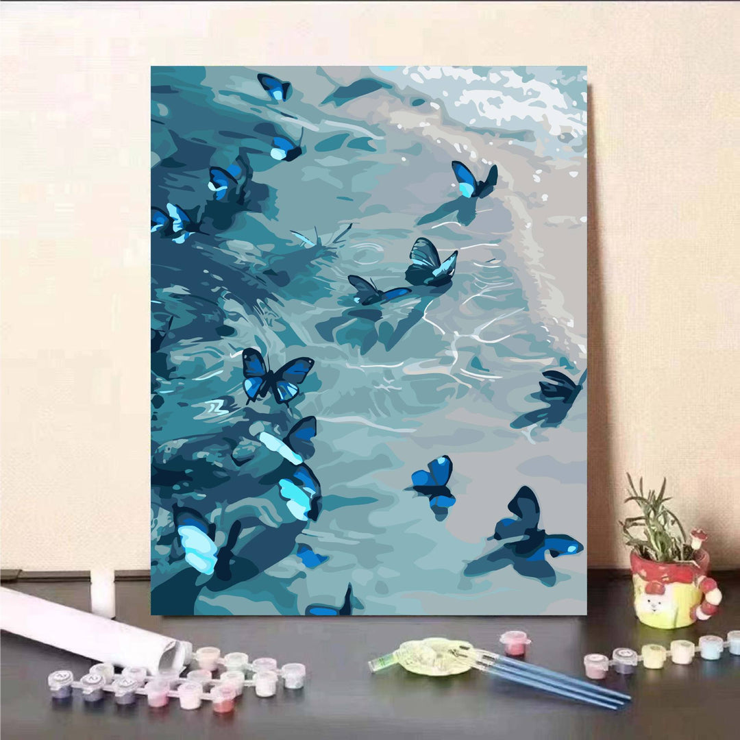 Floral Fantasy Paint by Numbers Wall Art Bowlift