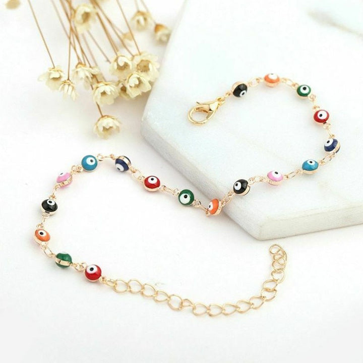 Decorative Eye Charm Anklet Bowlift